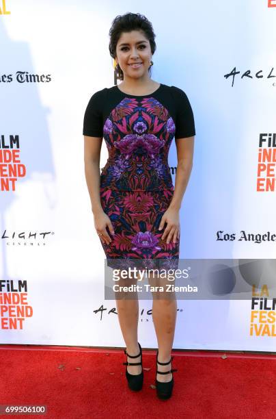 Actor Chelsea Rendon attends the screening of "Episodes: Indie Series from the Web" during the 2017 Los Angeles Film Festival at Arclight Cinemas...