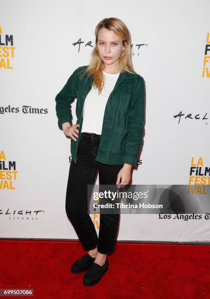 Isabelle McNally attends the screening of "The Song of Sway Lake" during the 2017 Los Angeles Film Festival at Arclight Cinemas Culver City on June...