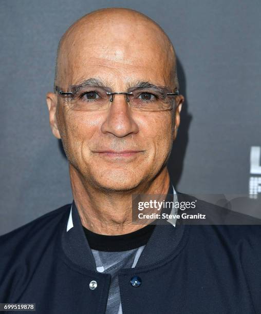 Jimmy Iovine arrives at the Los Angeles Premiere Of "Can't Stop Won't Stop" at Writers Guild of America, West on June 21, 2017 in Los Angeles,...