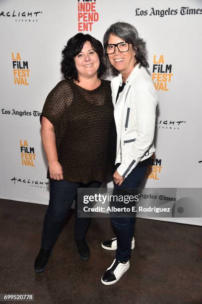 Filmmaker Jennifer Arnold and cinematographer Patti Lee attend the screening of "Fat Camp" during the 2017 Los Angeles Film Festival at ArcLight...