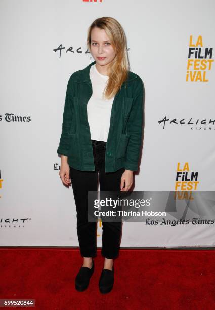 Isabelle McNally attends the screening of "The Song of Sway Lake" during the 2017 Los Angeles Film Festival at Arclight Cinemas Culver City on June...
