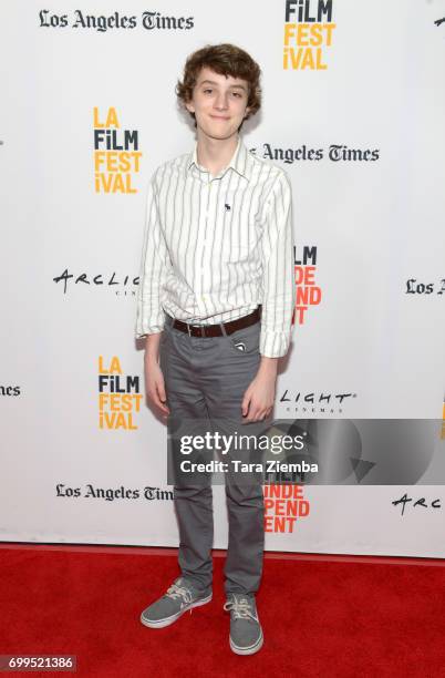 Actor Toby Nichols attends the screening of "Desolation" during the 2017 Los Angeles Film Festival at Arclight Cinemas Culver City on June 21, 2017...