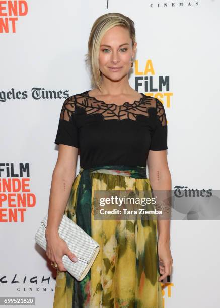 Actor Alyshia Ochse attends the screening of "Desolation" during the 2017 Los Angeles Film Festival at Arclight Cinemas Culver City on June 21, 2017...