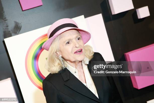 Edie Windsor attends the 2017 Village Voice Pride Awards at Capitale on June 21, 2017 in New York City.