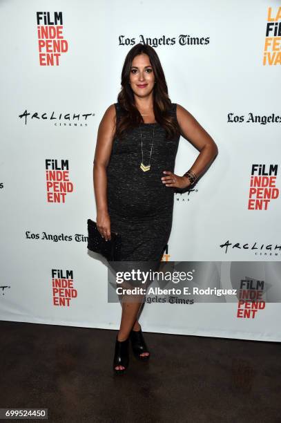 Angelique Cabral attends the screening of "Fat Camp" during the 2017 Los Angeles Film Festival at ArcLight Santa Monica on June 21, 2017 in Santa...