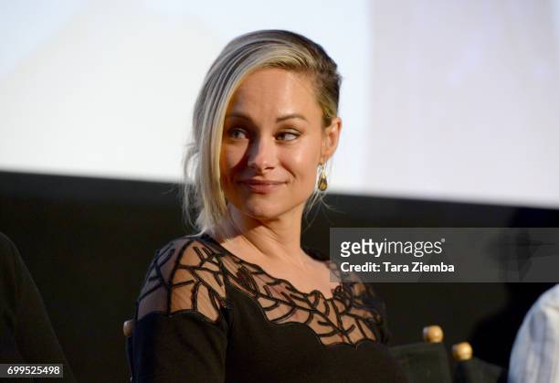 Alyshia Ochse attends the screening of "Desolation" during the 2017 Los Angeles Film Festival at Arclight Cinemas Culver City on June 21, 2017 in...
