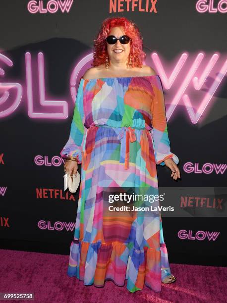 Producer Jenji Kohan attends the premiere of "GLOW" at The Cinerama Dome on June 21, 2017 in Los Angeles, California.