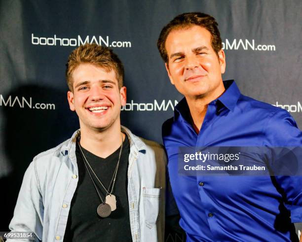 Actors Brandon Tyler Russell and Vincent De Paul attend on June 20, 2017 in Los Angeles, California.