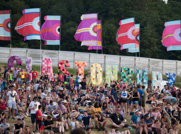 GBR: Festival Goers Enjoy Glastonbury 2017