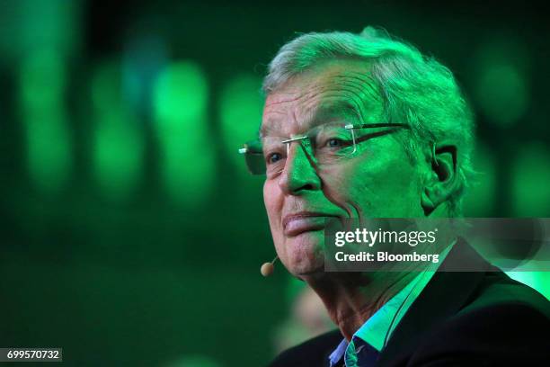 Gerhard Cromme, chairman of Siemens AG, looks on during the Noah technology conference in Berlin, Germany, on Thursday, June 22, 2017. The...