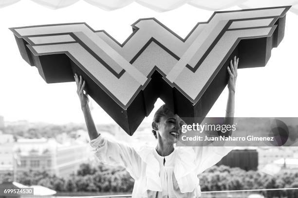 Actress Elena Anaya attends 'Wonder Woman' photocall at Hotel NH Collection Madrid Suecia on June 22, 2017 in Madrid, Spain.