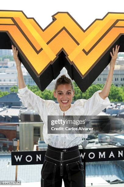 Spanish actress Elena Anaya attends the 'Wonder Woman' photocall at the NH Collection Hotel on June 22, 2017 in Madrid, Spain.