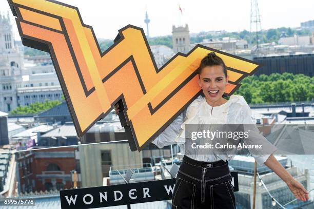 Spanish actress Elena Anaya attends the 'Wonder Woman' photocall at the NH Collection Hotel on June 22, 2017 in Madrid, Spain.