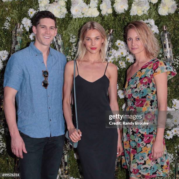 Model Britt Maren and guests attend the Maison St-Germain VIP Opening at Maison St-Germain on June 21, 2017 in New York City.