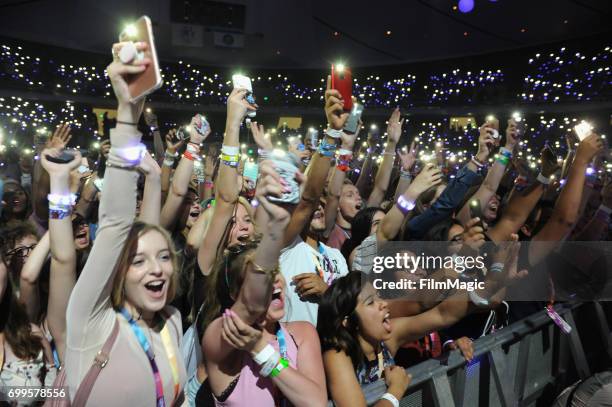 General view of atmosphere at #YouTubeOnstage at VidCon 2017 at Anaheim Convention Center on June 21, 2017 in Anaheim, California.