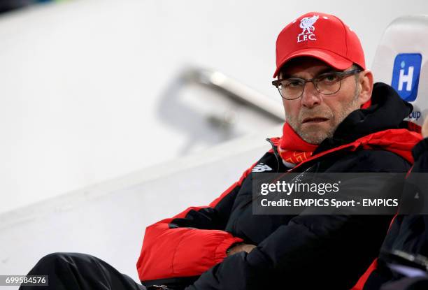 Liverpool manager Jurgen Klopp before the Emirates FA Cup, fourth round replay match at Upton Park, London.