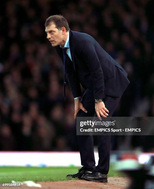 West Ham United manager Slaven Bilic during the Emirates FA Cup, fourth round replay match at Upton Park, London.
