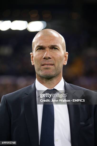 Real Madrid coach Zinedine Zidane