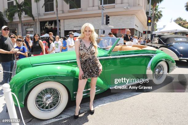 Sara Barrett is seen on the street in Los Angeles on June 18, 2017 in Los Angeles, California. *** Sara Barrett