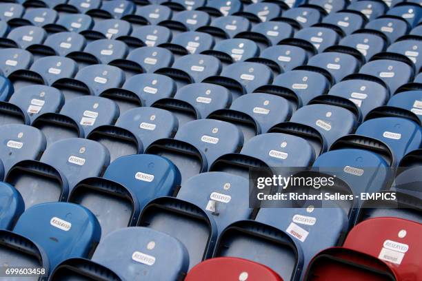 Empty seats at the John Smith's Stadium