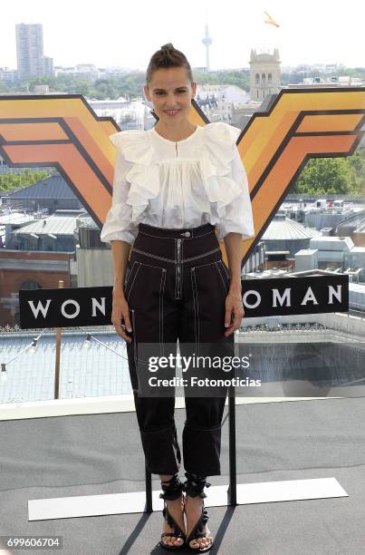 Actress Elena Anaya attends a photocall for 'Wonder Woman' at the NH Collection Suecia Hotel on June 22, 2017 in Madrid, Spain.