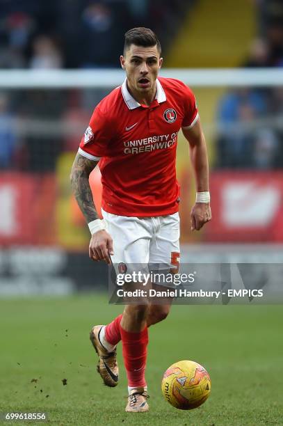 Charlton Athletic's Patrick Bauer