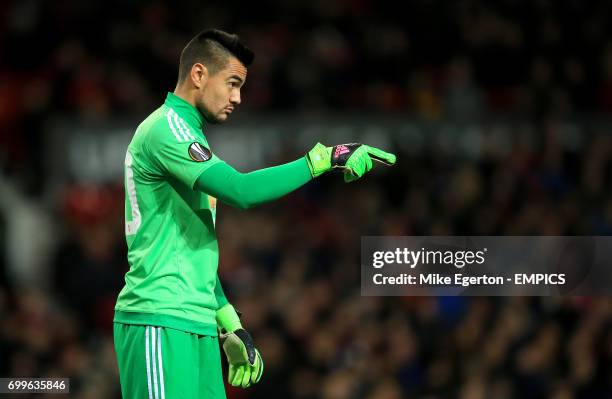 Manchester United goalkeeper Sergio Romero