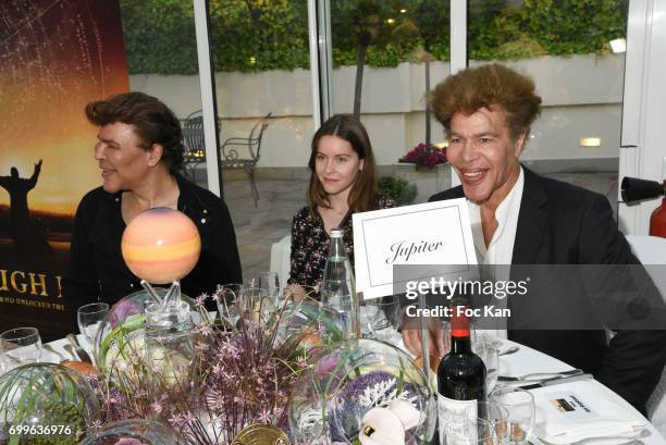 Grichka Bogdanov and Igor Bogdnov attend 'Ulugh Beg The Man Who Unlocked the Universe ' Screening Cocktail at Club 13 and Dinner at Hotel Hoche on...