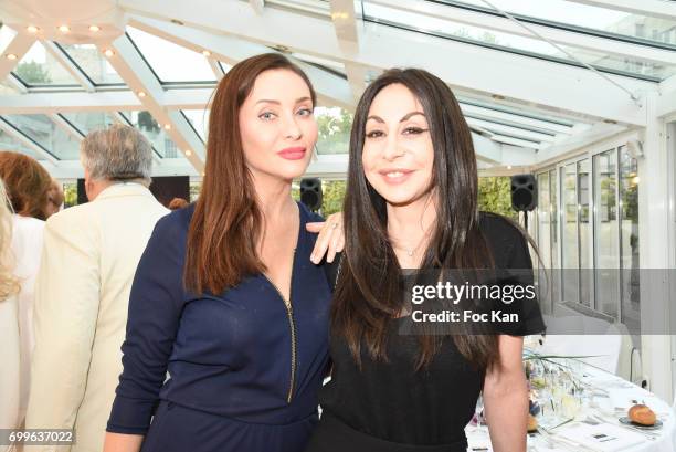 Isabella de Ligne La Tremoille Orsini and Stephanie Renoma attend 'Ulugh Beg The Man Who Unlocked the Universe ' Screening Cocktail at Club 13 and...