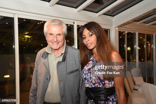 Claude Lelouch and Mia Frye attend 'Ulugh Beg The Man Who Unlocked the Universe ' Screening Cocktail at Club 13 and Dinner at Hotel Hoche on June 21,...