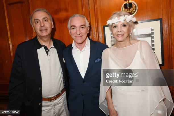 Ismail Benaissi, Angelo di Napoli and Rita Squillante attend 'Ulugh Beg The Man Who Unlocked the Universe ' Screening Cocktail at Club 13 and Dinner...
