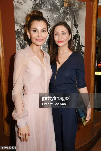 Lola-Karimova Tillyaeva and Isabella de Ligne La Tremoille Orsini attend 'Ulugh Beg The Man Who Unlocked the Universe ' Screening Cocktail at Club 13...