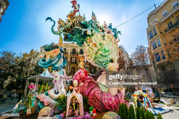 fallas festival - valencia spain stock pictures, royalty-free photos & images