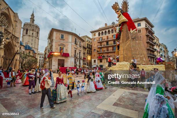 fallas festival - las fallas stock pictures, royalty-free photos & images