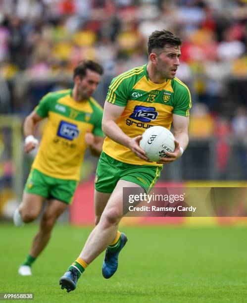 Monaghan , Ireland - 18 June 2017; Patrick McBrearty of Donegal during the Ulster GAA Football Senior Championship Semi-Final match between Tyrone...