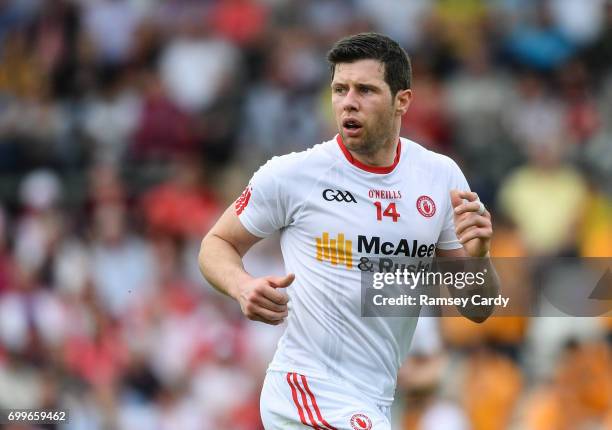 Monaghan , Ireland - 18 June 2017; Sean Cavanagh of Tyrone during the Ulster GAA Football Senior Championship Semi-Final match between Tyrone and...