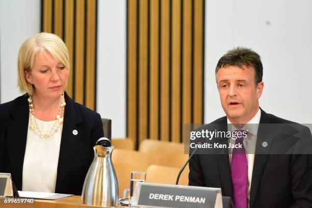 Her Majesty's Inspector of Constabulary in Scotland, Derek Penman, and Gill Imery, Assistant Inspector of Constabulary in Scotland, giving evidence...