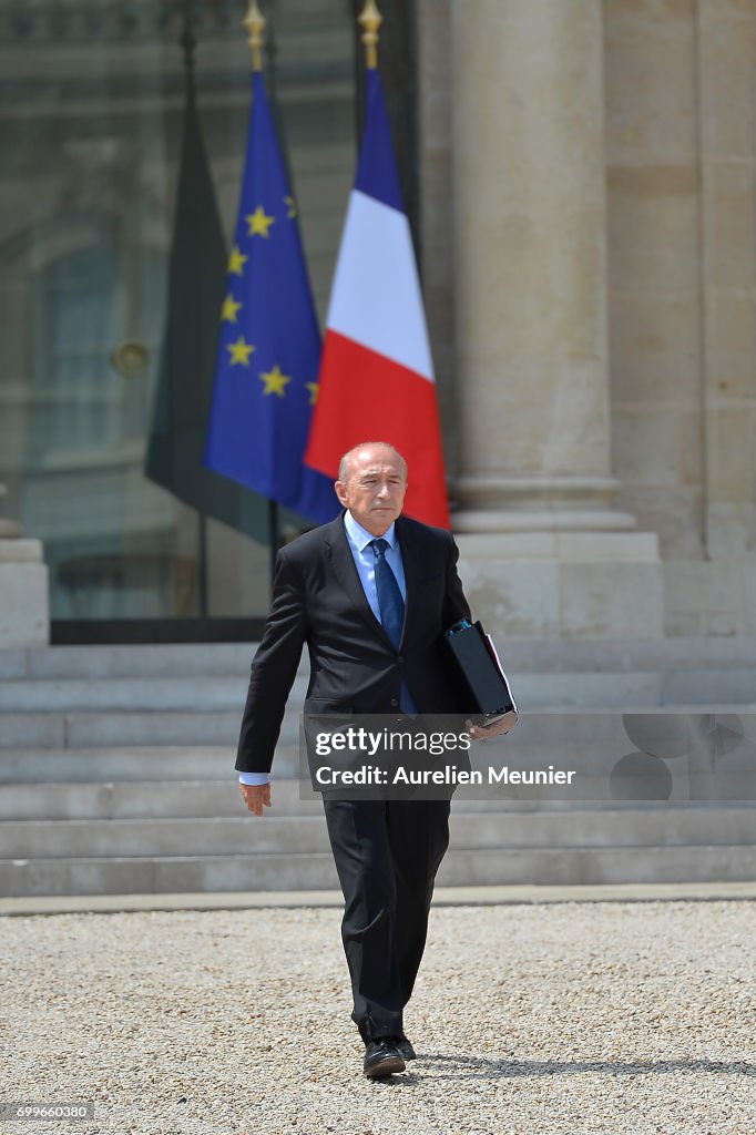 Weekly Meeting At Elysee Palace