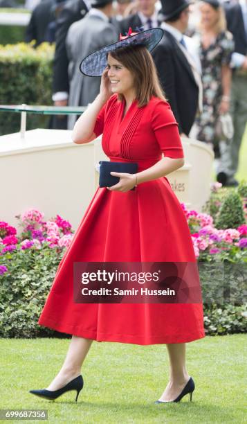 Princess Eugenie of York attends Royal Ascot 2017 at Ascot Racecourse on June 22, 2017 in Ascot, England.