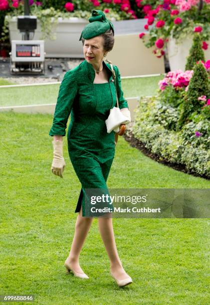 Princess Anne, Princess Royal attends day 3 'Ladies Day' of Royal Ascot 2017 at Ascot Racecourse on June 22, 2017 in Ascot, England.