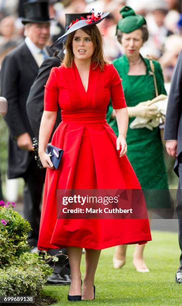 Princess Eugenie attends day 3 'Ladies Day' of Royal Ascot 2017 at Ascot Racecourse on June 22, 2017 in Ascot, England.