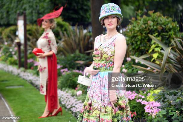 Racegoers attend Royal Ascot Ladies Day 2017 at Ascot Racecourse on June 22, 2017 in Ascot, England.
