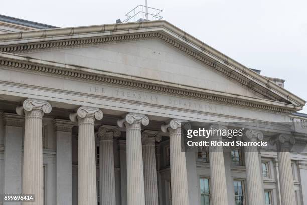 us treasury department, washington dc, usa - neo classical 個照片及圖片檔