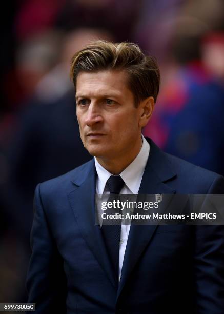 Crystal Palace chairman Steve Parish before the match