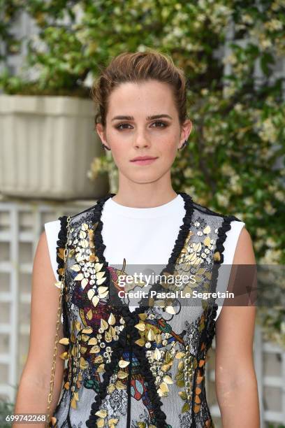 Emma Watson attends "The Circle" Paris Photocall at Hotel Le Bristol on June 22, 2017 in Paris, France.