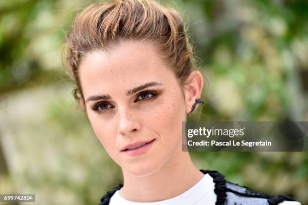 Emma Watson attends "The Circle" Paris Photocall at Hotel Le Bristol on June 22, 2017 in Paris, France.