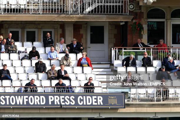 Surrey fans in the stands at the Kia Oval