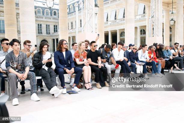 Xu Weizhou, Will Peltz, Ben Robson, Louis Vuitton's executive vice president Delphine Arnault, Hidetoshi Nakata, Victor Cruz, Gong Yoo, Chief...