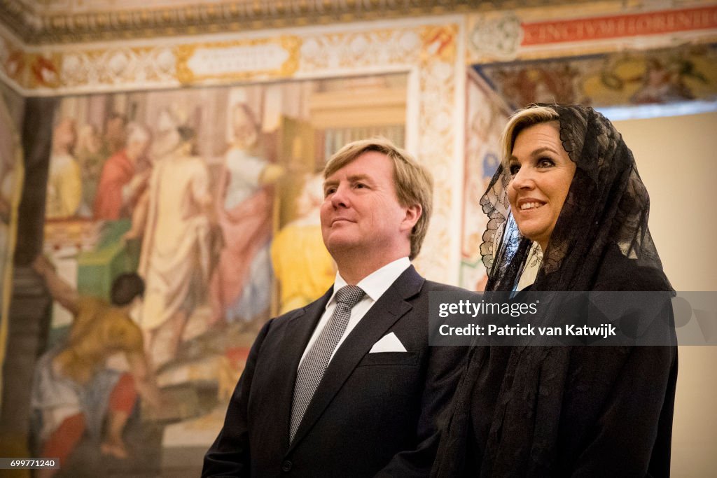 King And Queen Of The Netherlands Visit Italy : Day Three