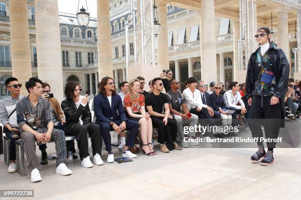 Xu Weizhou, Will Peltz, Ben Robson, Louis Vuitton's executive vice president Delphine Arnault, Hidetoshi Nakata, Victor Cruz, Gong Yoo, Chief...